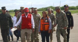 Dina Boluarte se encuentra en el norte del país y ofrece ayuda para atender emergencia por intensas lluvias