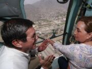Boluarte sobrevuela en helicóptero zonas afectadas y en redes la critican: “Figureti genocida” Boluarte sobrevuela en helicóptero por zonas afectadas y en redes la critican: “Figureti genocida”