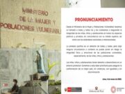 MIMP mira a otro lado y «llama la atención» a ciudadanos por exponer a niños en protestas