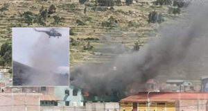 Ejército dispara y bombardea ciudad puneña durante manifestaciones