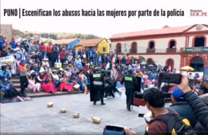 Puno: escenifican los abusos que sufren las mujeres a manos de la PNP durante protestas