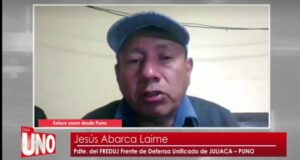 Dirigente de Puno: «Dina Boluarte no es la presidenta del Perú»