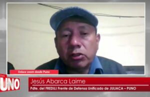 Dirigente de Puno: «Dina Boluarte no es la presidenta del Perú»