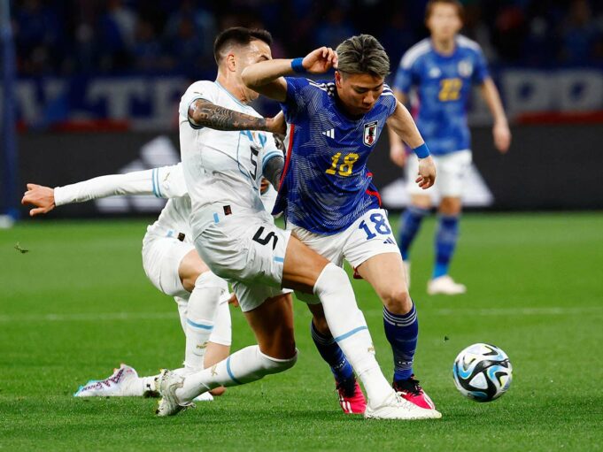 Una Uruguay renovada empató con Japón 1-1 en amistoso en Tokio