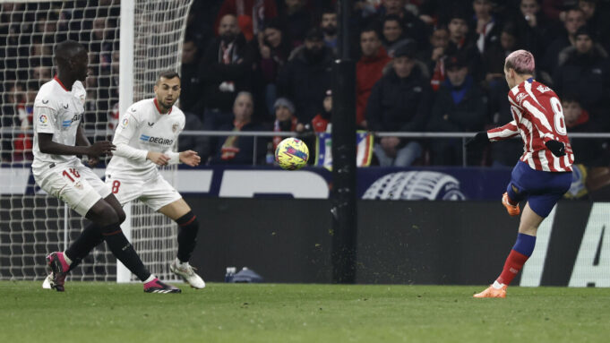 Atlético de Madrid le aplicó una goleada al Sevilla de 6-1