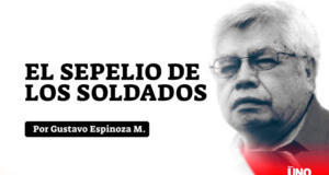 El sepelio de los soldados