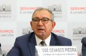 🚨 LO ÚLTIMO: José Cevasco renuncia a la oficialía Mayor del Congreso