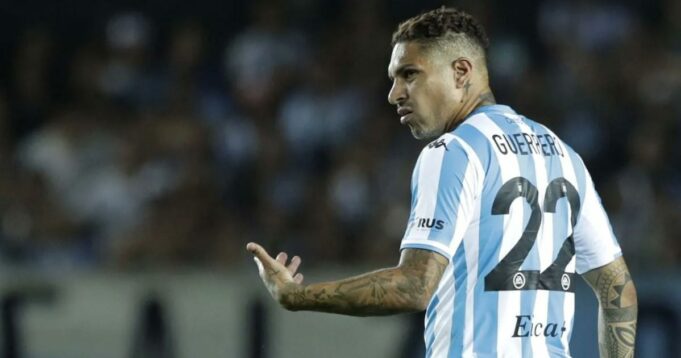 Racing Club con Paolo Guerrero cayó ante Godoy Cruz 2-0