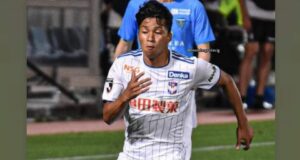 Delantero peruano Shimabuku en la élite de la Liga Japonesa