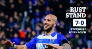 Zwolle 13 Den Bosch 0 en la mayor goleada en la Segunda de Países Bajos