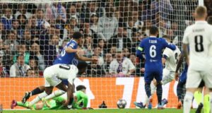 Real Madrid ganó al Chelsea 2-0 en la ida de los cuartos de final de Champions League