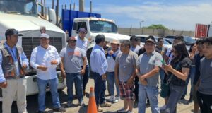 Transportistas cajamarquinos protestan contra cementos pacasmayo