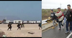 Crisis migratoria Perú-Chile: extranjeros se enfrentan a la policía e intentan ingresar por el desierto