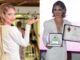 Mishelle Sandhaus ganadora del Premio Mujer 2023(VIDEO)