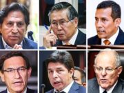 Los seis ex presidentes investigados por diversos delitos de corrupción en el Perú