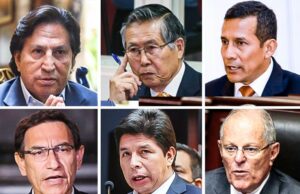 Los seis ex presidentes investigados por diversos delitos de corrupción en el Perú