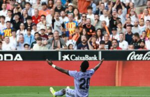 Sancionarán “de por vida” al aficionado del Valencia por insulto racista a Vinicius Junior