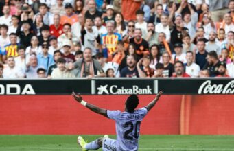 Sancionarán “de por vida” al aficionado del Valencia por insulto racista a Vinicius Junior
