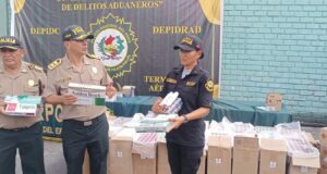 Descubren mas de 2.5 millones de soles en contrabando escondidos en trailer