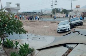 Chancay:hundimiento de terreno en Peralvillo deja viviendas destruidas y pobladores culpan a empresa china