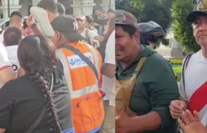 Arremeten contra Carlos Álvarez en marcha para exigir expulsión de delincuentes extranjeros(VIDEO)