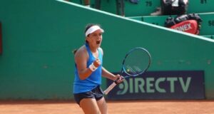 Lucciana Pérez pasó otra ronda del Junior Femenino de Roland Garros