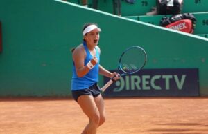 Lucciana Pérez pasó otra ronda del Junior Femenino de Roland Garros
