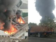 El Agustino: incendio en fábrica téxtil moviliza 100 bomberos para controlar siniestro