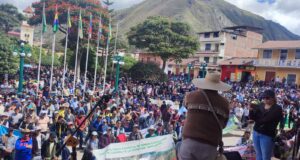 Piura:Miles de pobladores de Huancabamba rechazan el proyecto minero Río Blanco