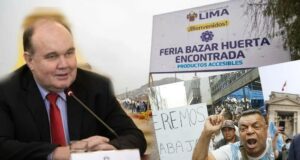 Ambulantes vuelven a Mesa Redonda y critican a López Aliaga por la reubicación en ‘Huerta perdida’