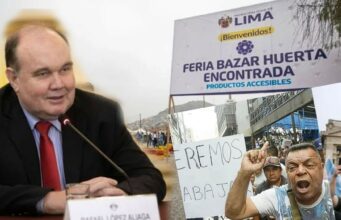 Ambulantes vuelven a Mesa Redonda y critican a López Aliaga por la reubicación en ‘Huerta perdida’