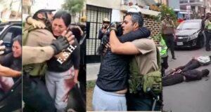 Policía a balazos frustra secuestro de una mujer en Los Olivos(VIDEO)