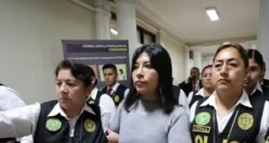 Betssy Chávez llegó a Lima para afrontar prisión preventiva por 18 meses