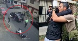 Precisos instántes que mujer es liberada por PNP y capturan a secuestradores(VIDEO)