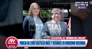 Callao: gobernador Ciro Castillo duplica sueldo a su pareja y ella hace y deshace en GORE
