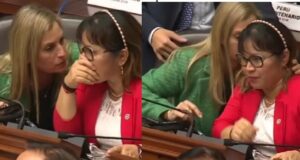Congreso:María del Carmen Alva ‘cogotea’ a su colega y la presiona para cambiar voto sobre la bicameralidad