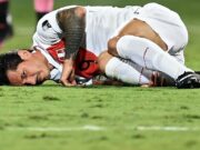 Gianluca Lapadula quedó fuera de Selección al ser operado del tobillo y volverá en 4 a 5 meses