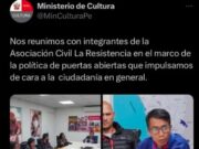 Fascismo descarado: el Ministerio de Cultura legitima a violentos de La Resistencia