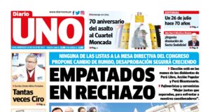 Portada miércoles 26 de julio del 2023