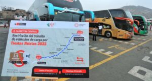 Conozca cómo será la restricción del tránsito en la Carretera Central durante el feriado largo