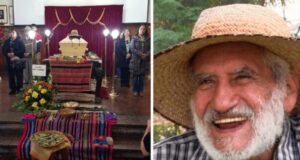 Dan último adiós a Hugo Blanco: restos llegaron a Cusco desde Suecia y son velados en su tierra natal