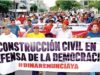 Construcción Civil presente en marcha de mañana 19 de julio por democracia y derechos humanos