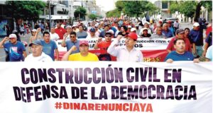 Construcción Civil presente en marcha de mañana 19 de julio por democracia y derechos humanos