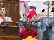 Enfrentamientos en Centro de Lima mientras Dina Boluarte daba Mensaje a la Nación