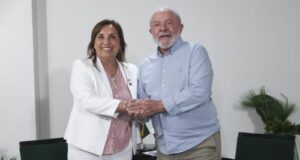 Presidenta Dina Boluarte llega a Brasil y se reune con su homólogo, Lula da Silva