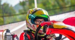 Joaquín Kishimoto subió al podio en el Rotax Max de Colombia