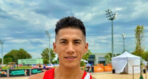 Marchista César Rodríguez se clasificó a París 2024 logrando marca mínima en Budapest