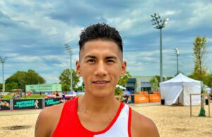 Marchista César Rodríguez se clasificó a París 2024 logrando marca mínima en Budapest