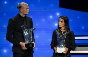 Erling Haaland fue elegido el mejor jugador de la UEFA