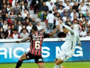 LDU con Paolo Guerrero le ganó a Sao Paulo 2-1 en la ida de Cuartos de Sudamericana